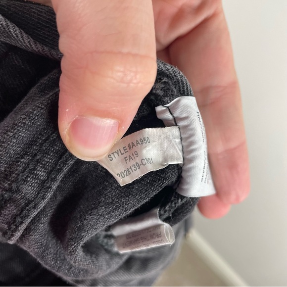 Madewell Faded Black Tall Skinny Denim Overalls Size Small - Picture 8 of 8